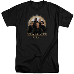 Stargate SG-1 SG-1 Team Men's 18/1 Tall Cotton Short-Sleeve T-Shirt