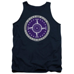 Stargate SG-1 White Rock Logo Men's 18/1 Cotton Tank Top