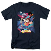 Steven Universe Group Shot Men's 18/1 Cotton Short-Sleeve T-Shirt