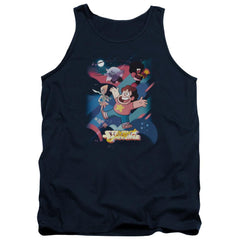 Steven Universe Group Shot Men's 18/1 Cotton Tank Top