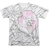 Steven Universe Stev And Lion Men's Regular Fit Poly Cotton Short-Sleeve T-Shirt
