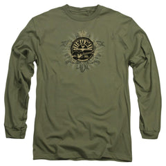 Sun Records Rock Heraldry Men's 18/1 Cotton Long-Sleeve T-Shirt