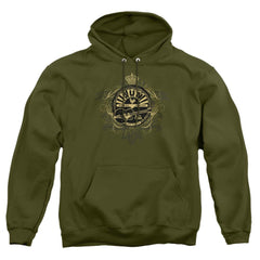 Sun Records Rock Heraldry Men's Pull-Over 75 25 Poly Hoodie