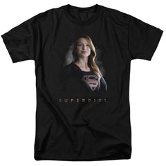 Supergirl Stand Tall Men's 18/1 Cotton SS T