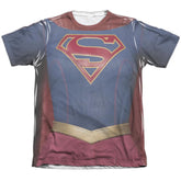 Supergirl Supergirl Uniform Men's Regular Fit Poly Cotton SS T