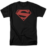 Superman 52 Red Block Men's 18/1 Cotton SS T
