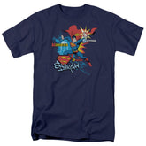 Superman Abilities Men's 18/1 Cotton SS T
