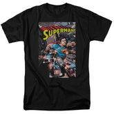 Superman Action One Men's 18/1 Cotton SS T