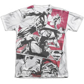 Superman Angry Red Men's Regular Fit Poly Cotton SS T