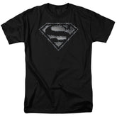 Superman Barbed Wire Men's 18/1 Cotton SS T