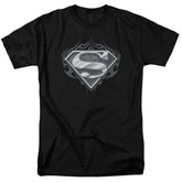 Superman Biker Metal Men's 18/1 Cotton SS T