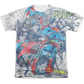 Superman Break Free Men's Regular Fit Poly Cotton SS T