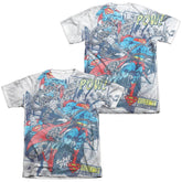Superman Break Free Men's Regular Fit Poly Cotton SS T