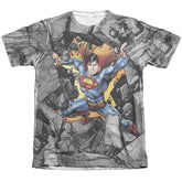 Superman Break On Through Men's Regular Fit Poly Cotton SS T