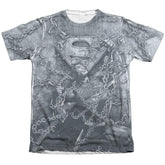 Superman Breaking Free Men's Regular Fit Poly Cotton SS T