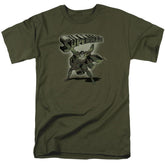 Superman Camo Logo Men's 18/1 Cotton SS T