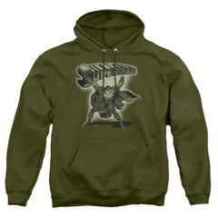 Superman Camo Logo Men's Pull-Over 75 25 Poly Hoodie