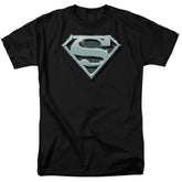 Superman Chrome Shield Men's 18/1 Cotton SS T