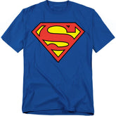 Superman Classic Logo Men's 18/1 Cotton SS T