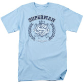 Superman Collegiate Crest Men's 18/1 Cotton SS T