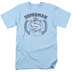 Superman Collegiate Crest Men's 18/1 Cotton SS T