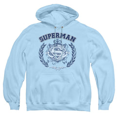 Superman Collegiate Crest Men's Pull-Over 75 25 Poly Hoodie