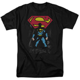 Superman Dark Alley Men's 18/1 Cotton SS T