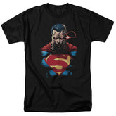 Superman Displeased Men's 18/1 Cotton SS T