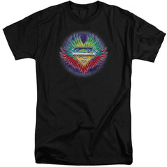 Superman Dont Stop Believing Men's 18/1 Tall Cotton SS T