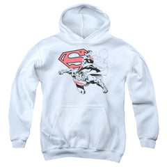 Superman Double The Power Youth Cotton Poly Pull-Over Hoodie