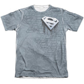 Superman Drip And Repeat Men's Regular Fit Poly Cotton SS T