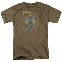 Superman El Hombre Del Acero Men's 18/1 Cotton SS T