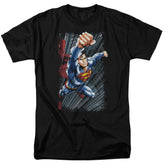 Superman Faster Than Men's 18/1 Cotton SS T