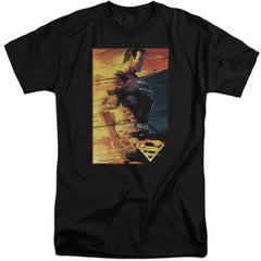 Superman Fireproof Men's 18/1 Tall Cotton SS T