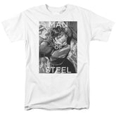 Superman Flight Of Steel Men's 18/1 Cotton SS T
