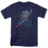 Superman Frequent Flyer Men's 18/1 Cotton SS T