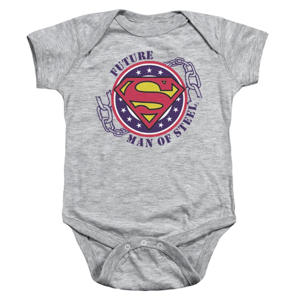 Superman Future Man Of Steel Infant's Cotton SS Snapsuit