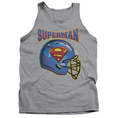 Superman Helmet Men's 18/1 Cotton Tank Top