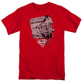Superman Identity Men's 18/1 Cotton SS T