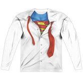 Superman Im Superman Men's Regular Fit Polyester LS T