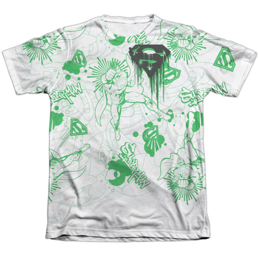 Superman In Your Face Men's Regular Fit Poly Cotton SS T
