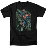 Superman Indestructible Men's 18/1 Cotton SS T