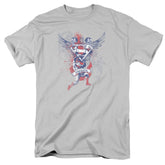 Superman Justice Upheld Men's 18/1 Cotton SS T