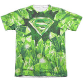 Superman Kryptonite Shield Men's Regular Fit Poly Cotton SS T