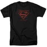 Superman La Men's 18/1 Cotton SS T