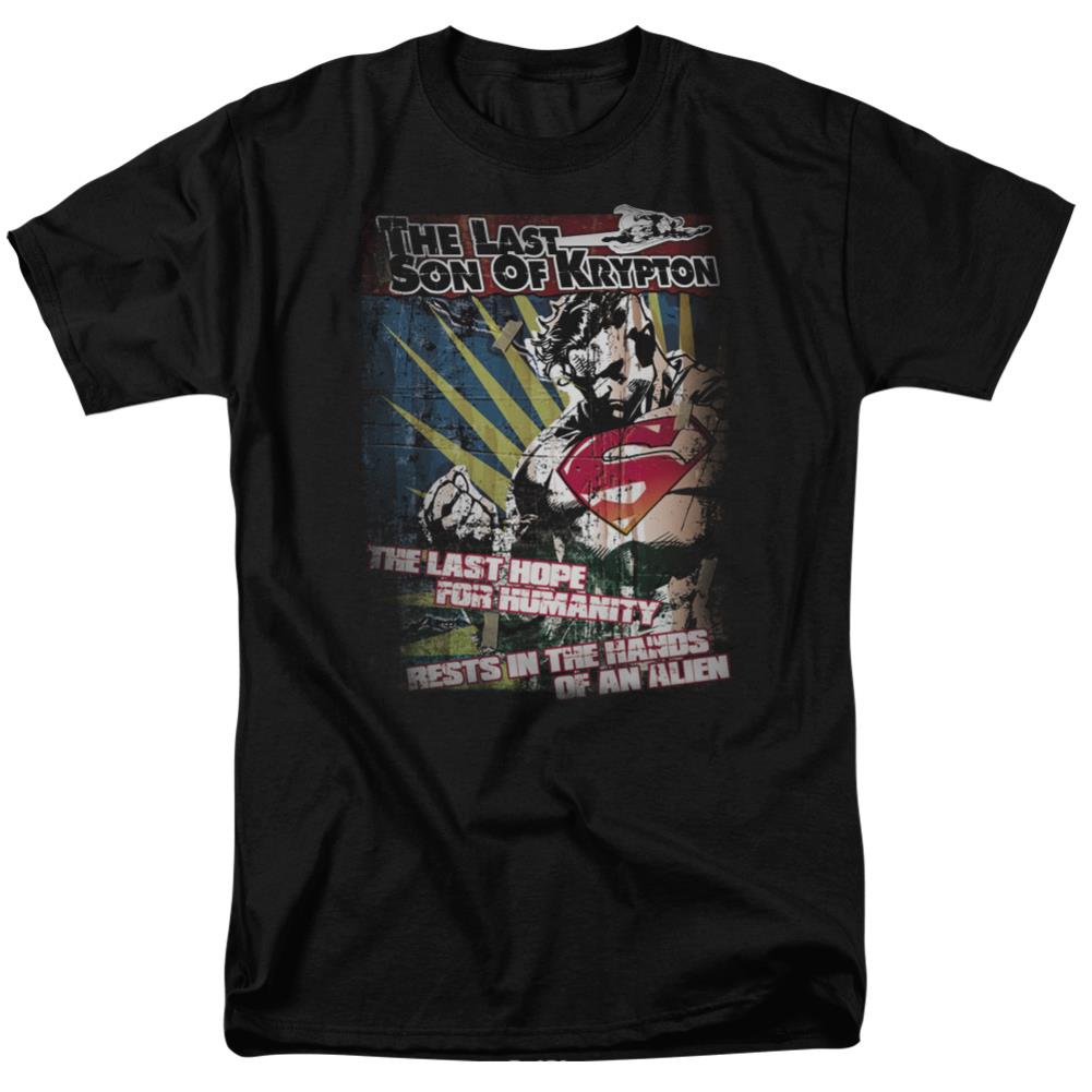 Superman Last Hope Men's 18/1 Cotton SS T