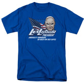 Superman Lex For President Men's 18/1 Cotton SS T