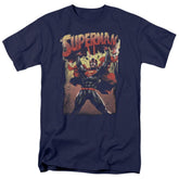 Superman Lift Up Men's 18/1 Cotton SS T
