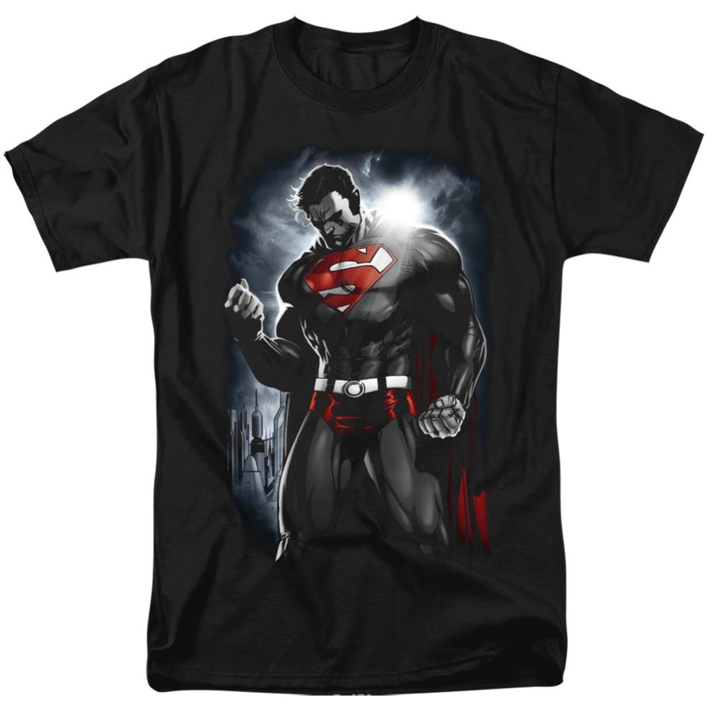 Superman Light Of The Sun Men's 18/1 Cotton SS T