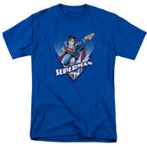 Superman Looks Like A Job For Men's 18/1 Cotton SS T